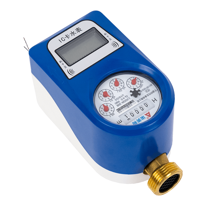 Medidor de agua de tarjeta IC prepago de un solo chorro Medidor de agua de tarjeta IC prepago de un solo chorro